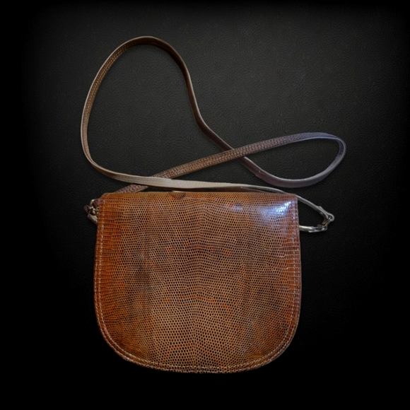 **RARE** D. BREV Lizard Skin crossbody - Picture 2 of 6